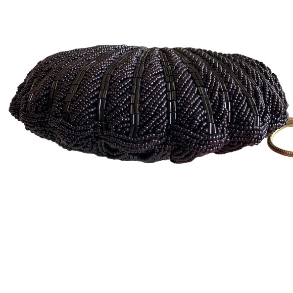 BLACK SEQUIN EVENING BAG - Picture 4 of 16